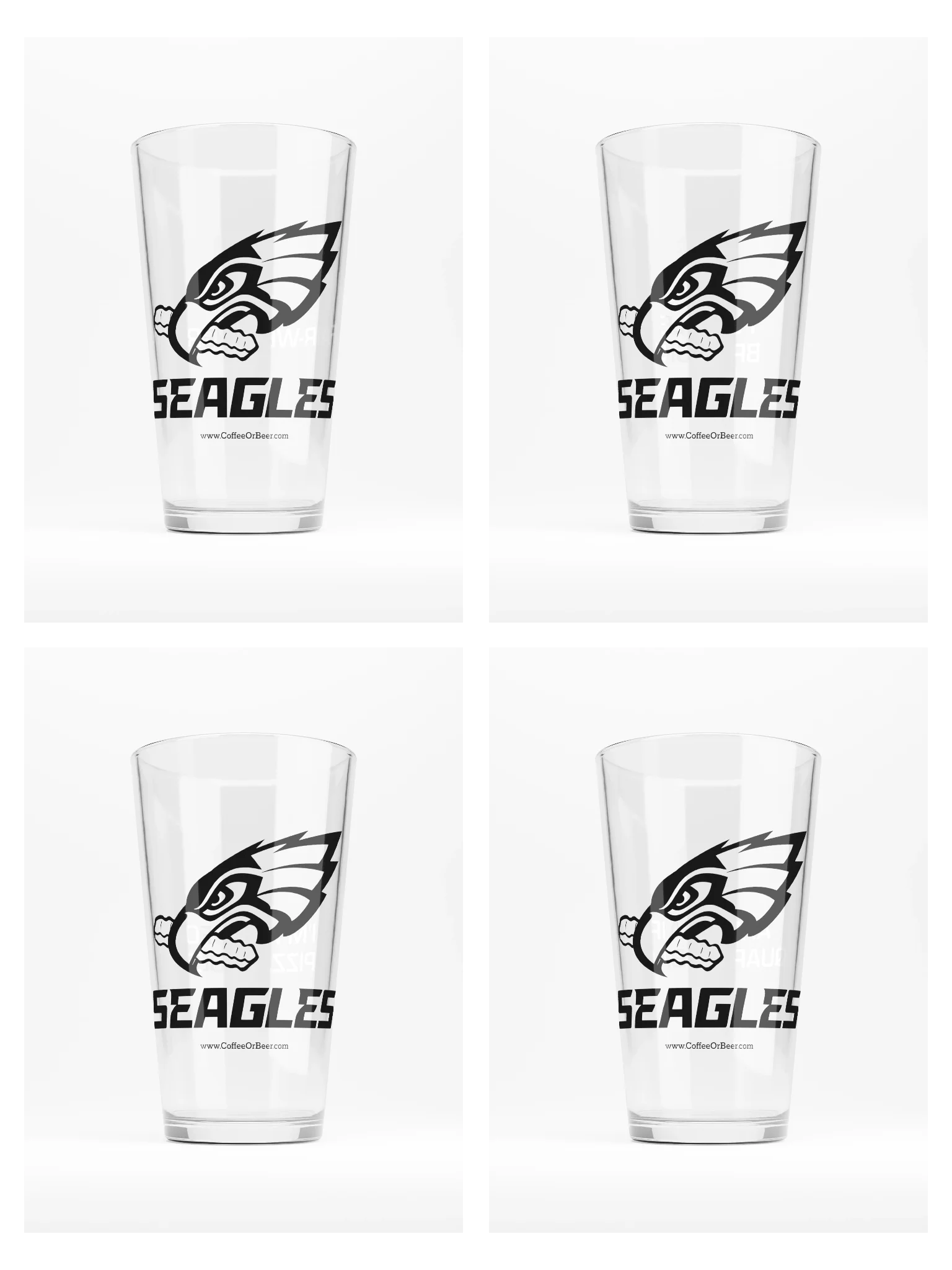Seagles 4 Pint Glasses Set product image (1)