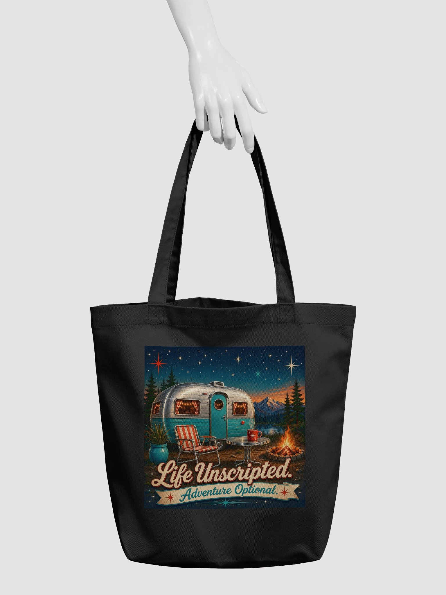 Life Unscripted. Adventure Optional. Tote Bag product image (5)