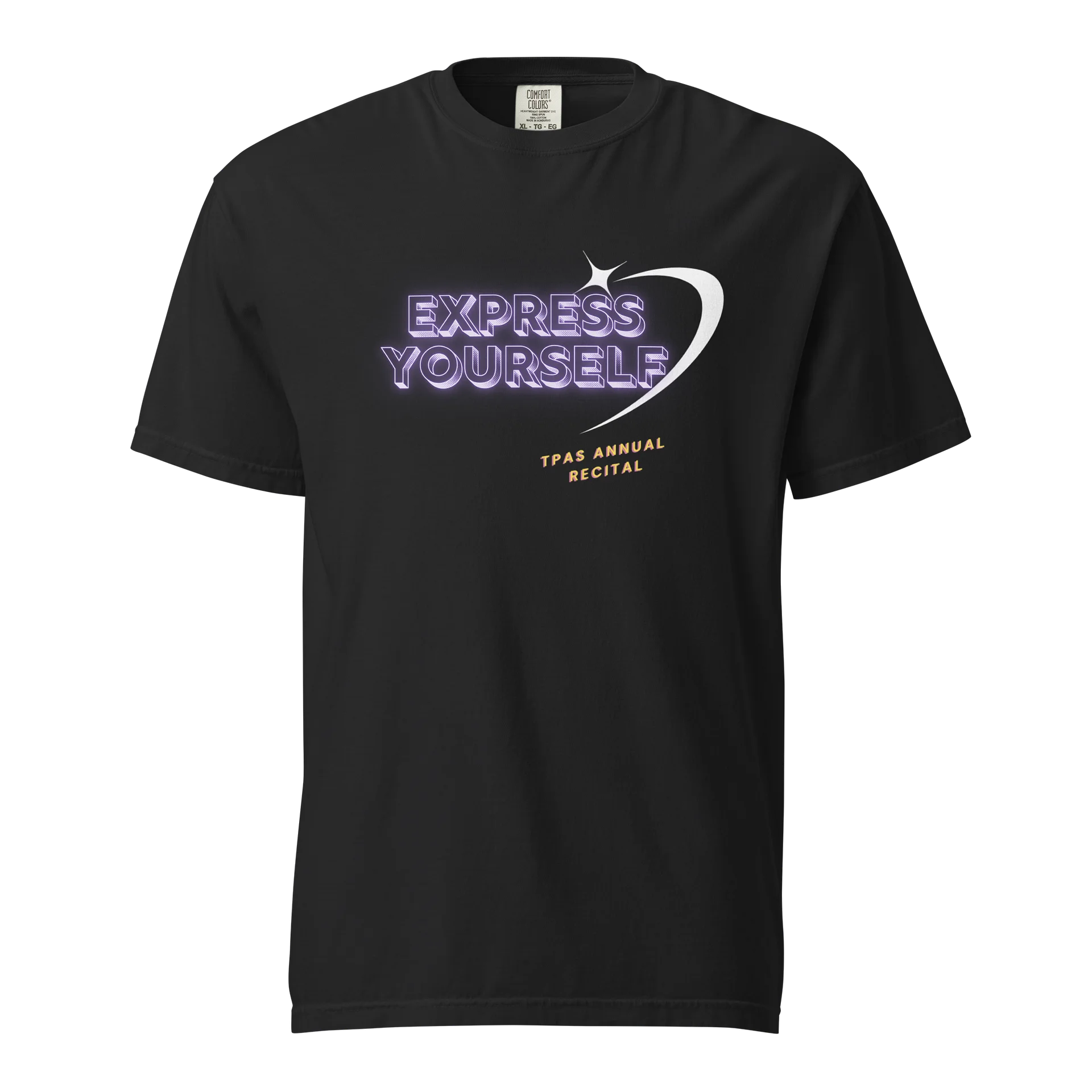 ADULT UNISEX EXPRESS YOURSELF RECITAL T-SHIRT product image (1)