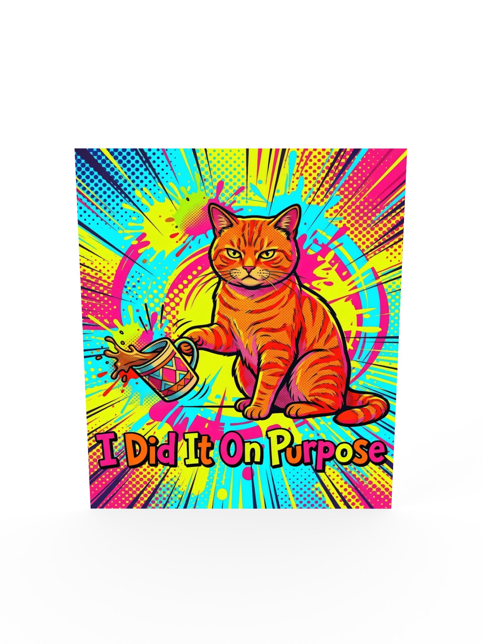 On Purpose Cat Poster product image (19)