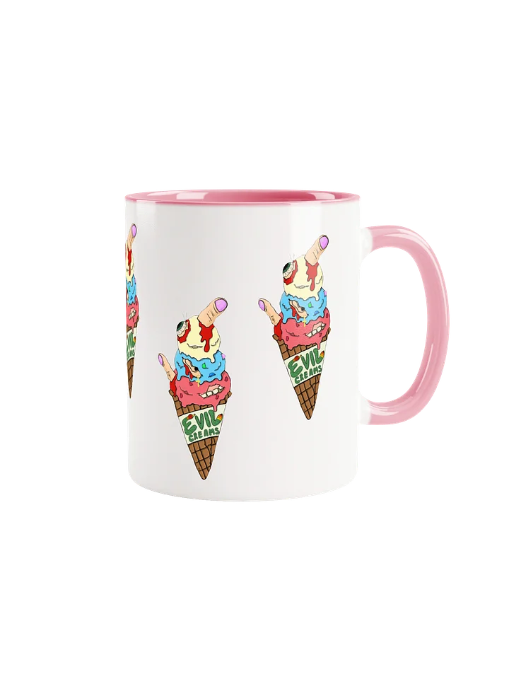Evil Creams "Bubble Gum, Strawberry, Cream" Pink Mug product image (1)