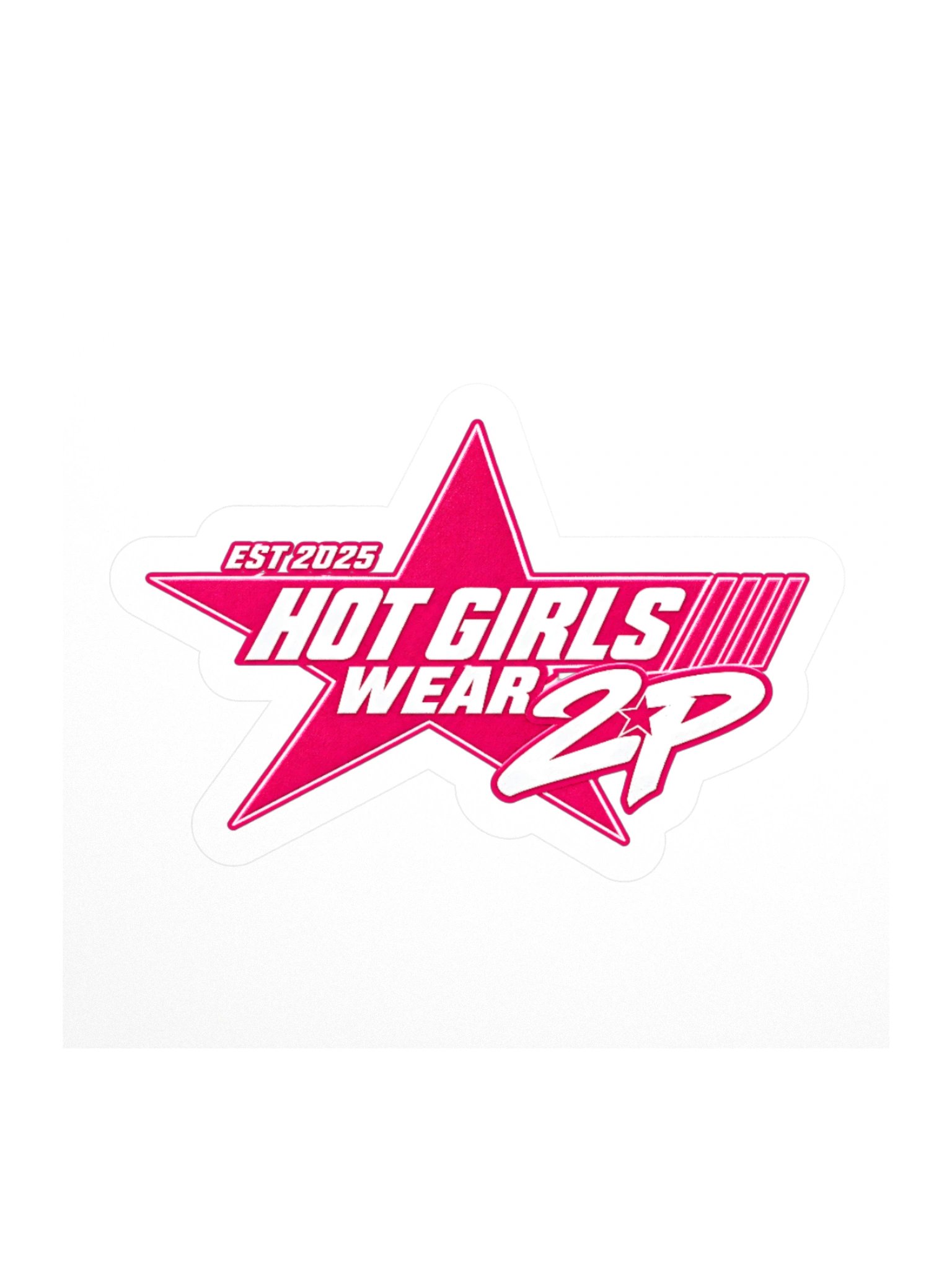 Hot Girls Wear 2P Star Sticker product image (2)