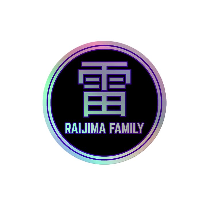 Raijima Family Holographic Sticker product image (2)