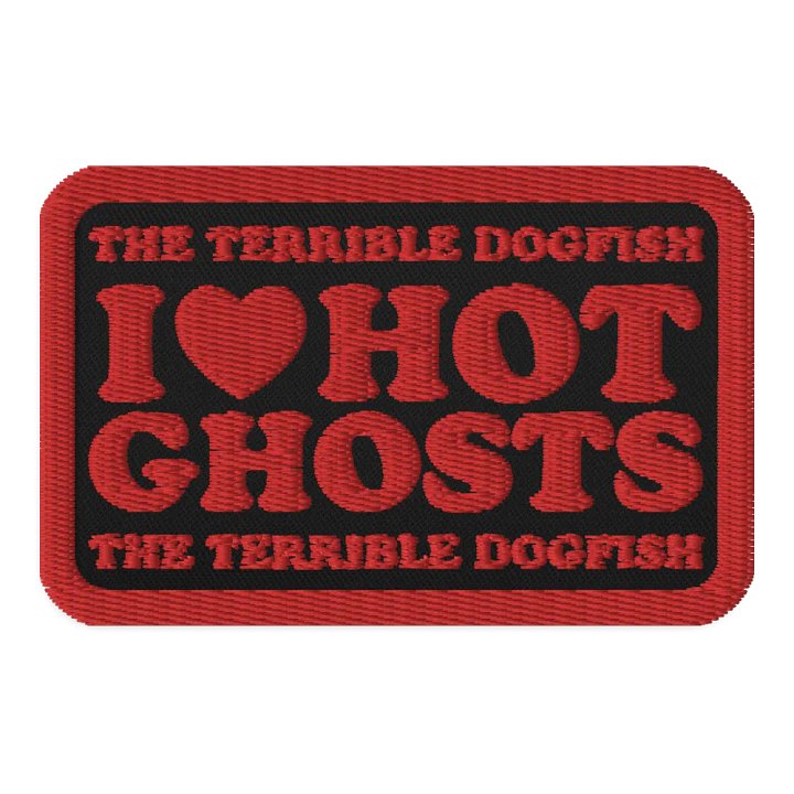 HOT GHOSTS Embroidered PATCH product image (1)