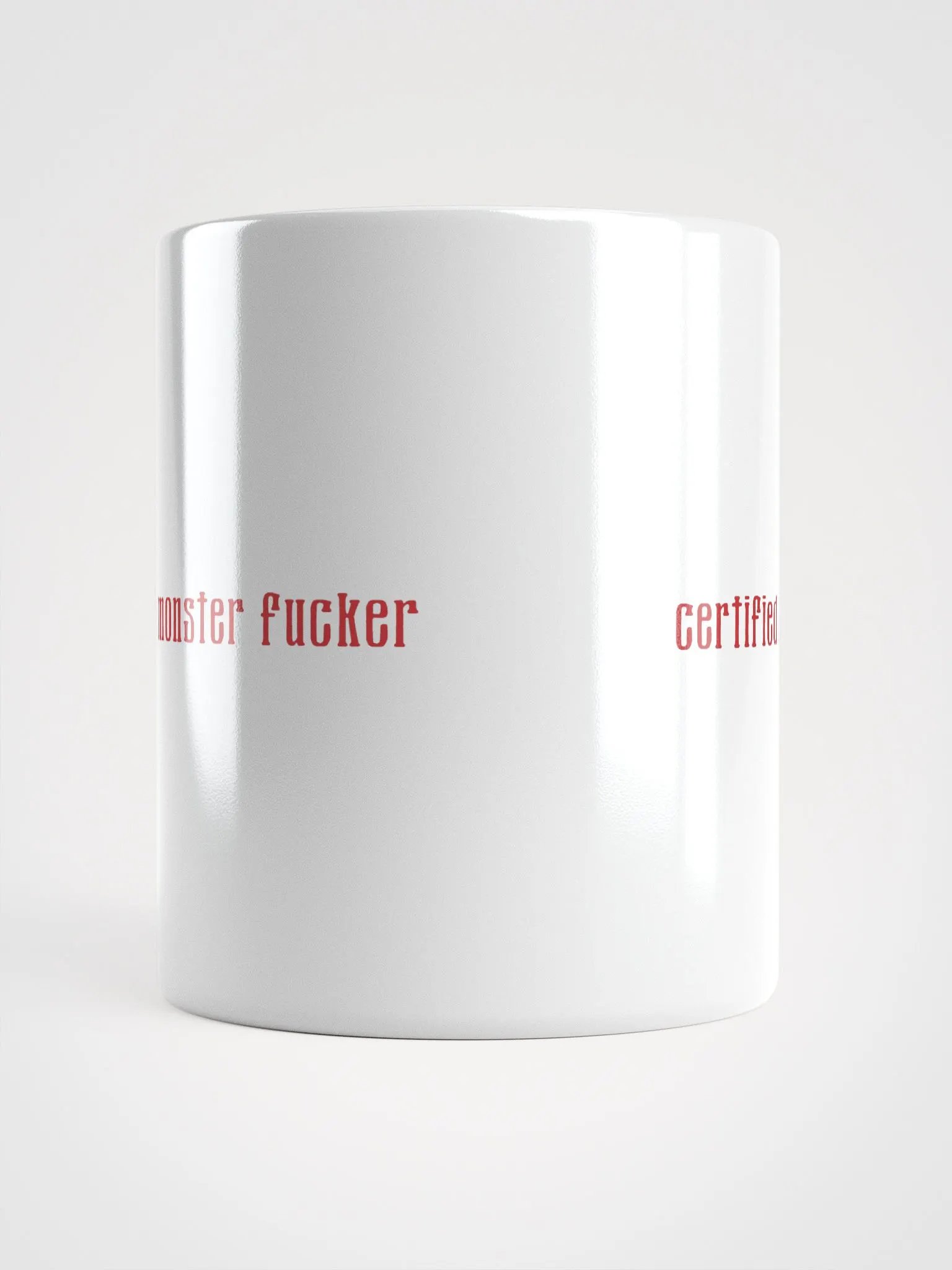 Certified Monster Fucker Mug - White product image (5)