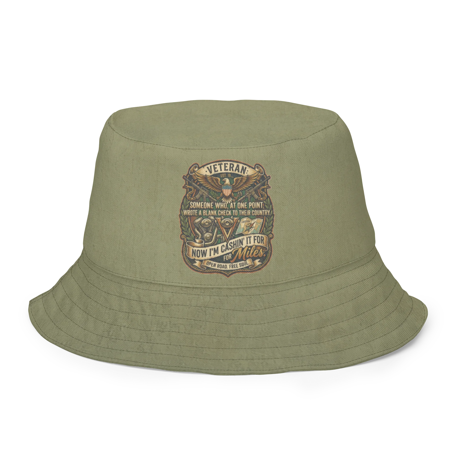 OD, Faded, MötoGraffitti Logo'd Reversible Boonie Cap product image (7)