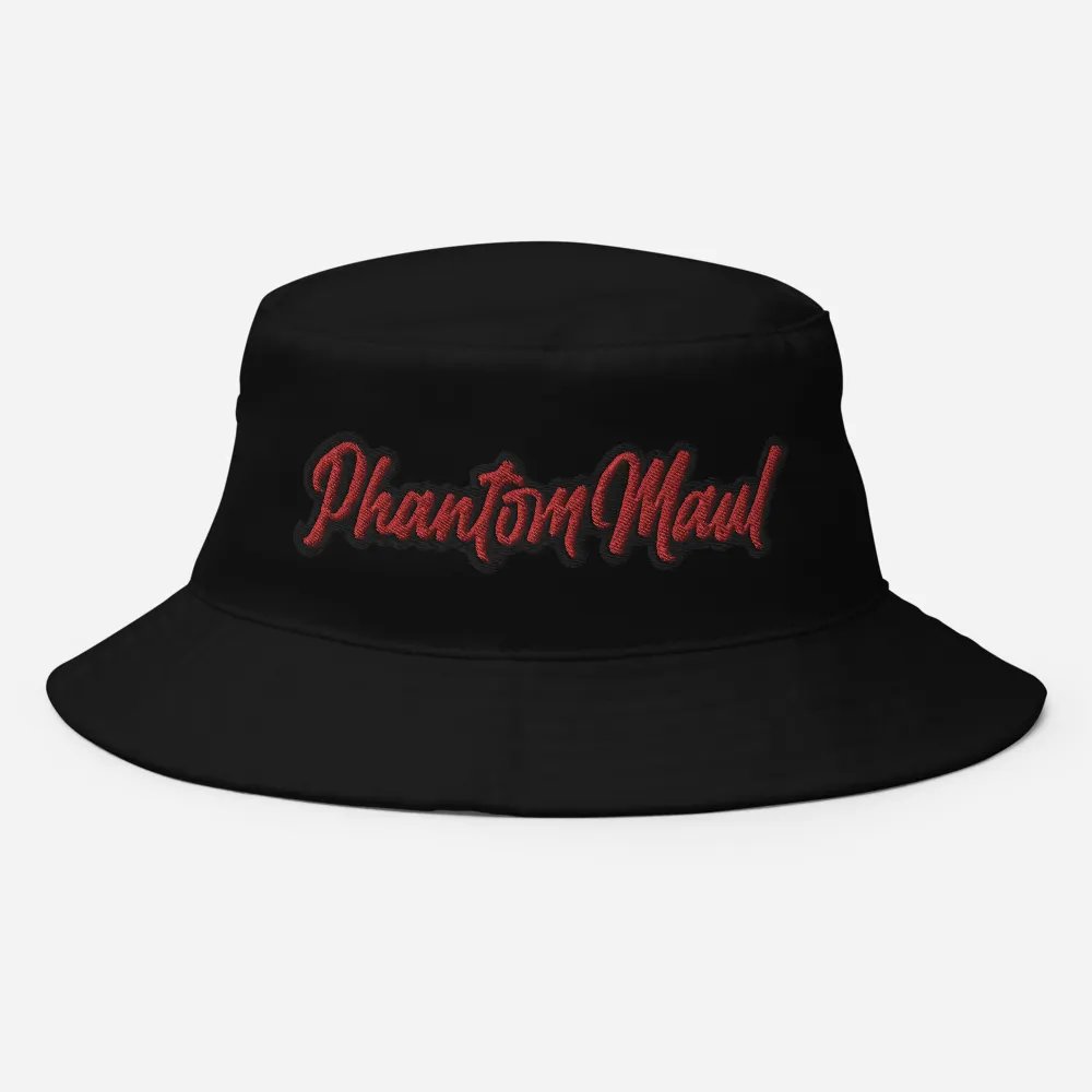 'PhantomMaul' Bucket Hat Red Lettering product image (8)