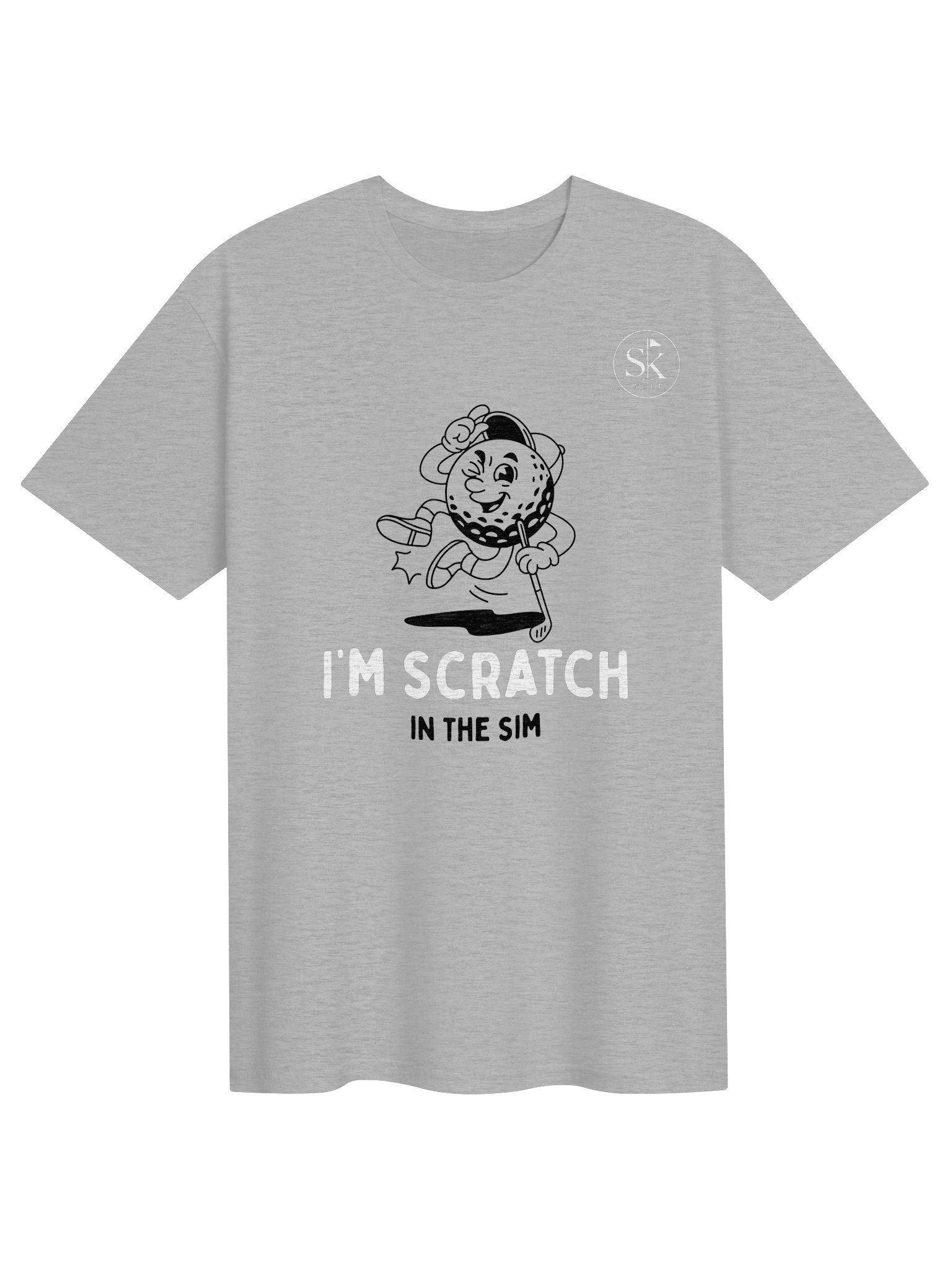 Simulator Scratch Golfer — Golf Simulator T-Shirt product image (1)
