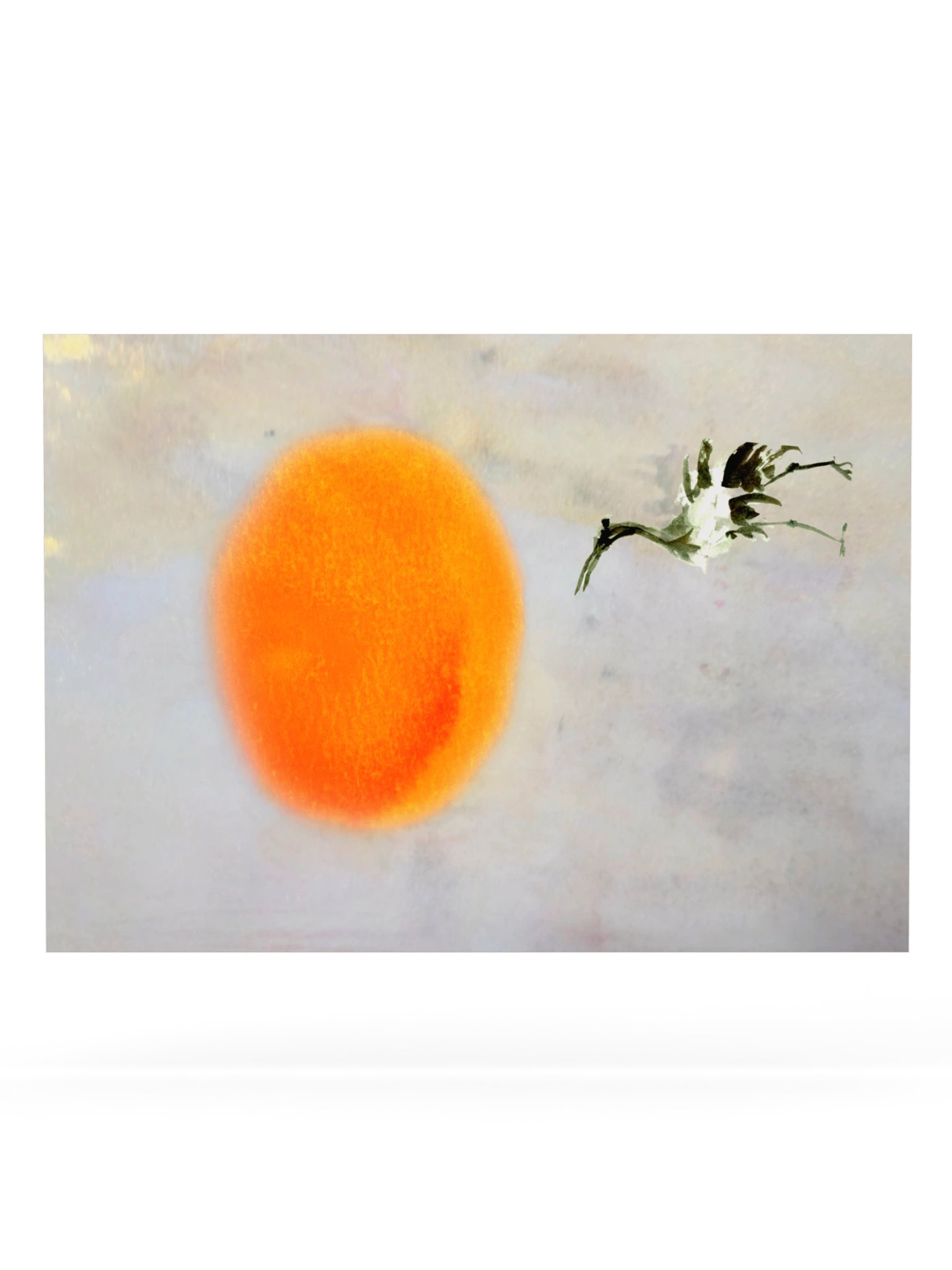 Japanese Sunset Crane Art Print product image (27)