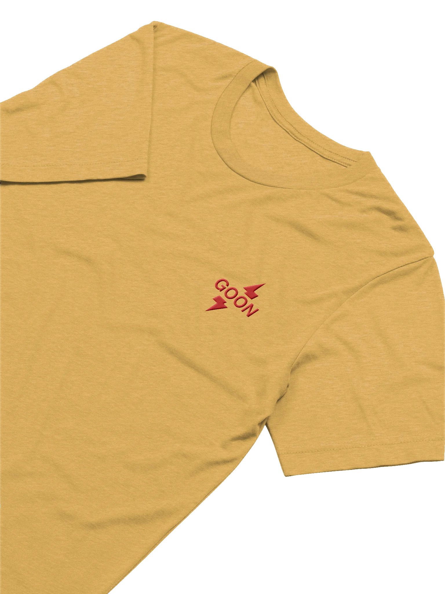 Goon Bolt Short Sleeve T-Shirt Yellow (Small Logo) product image (6)