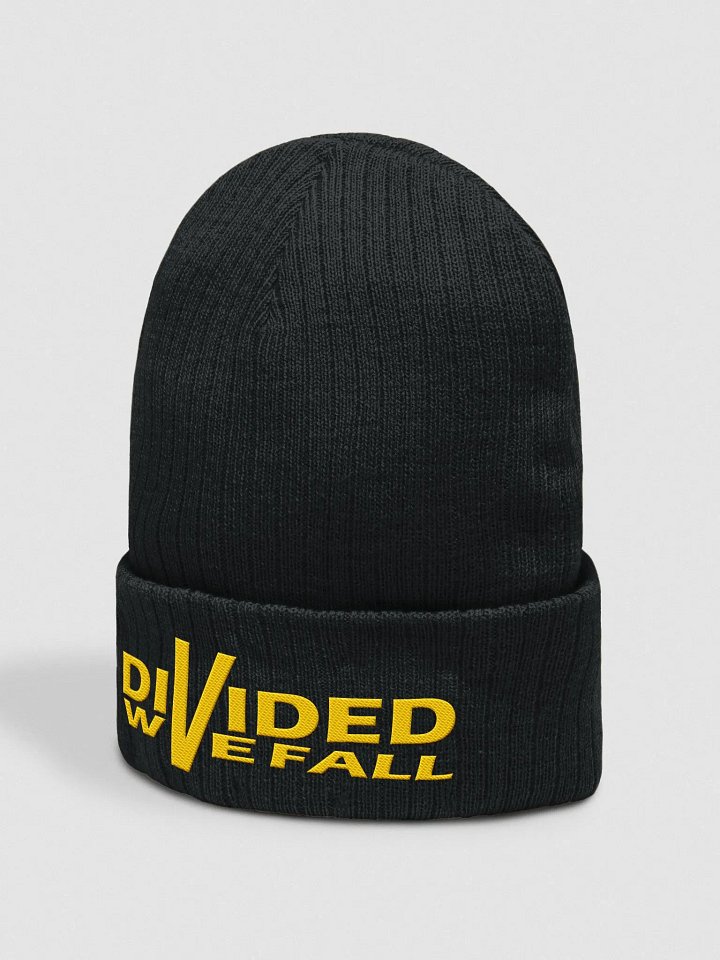 Divided We Fall - Yellow - Atlantis Ribbed Knit Beanie product image (2)