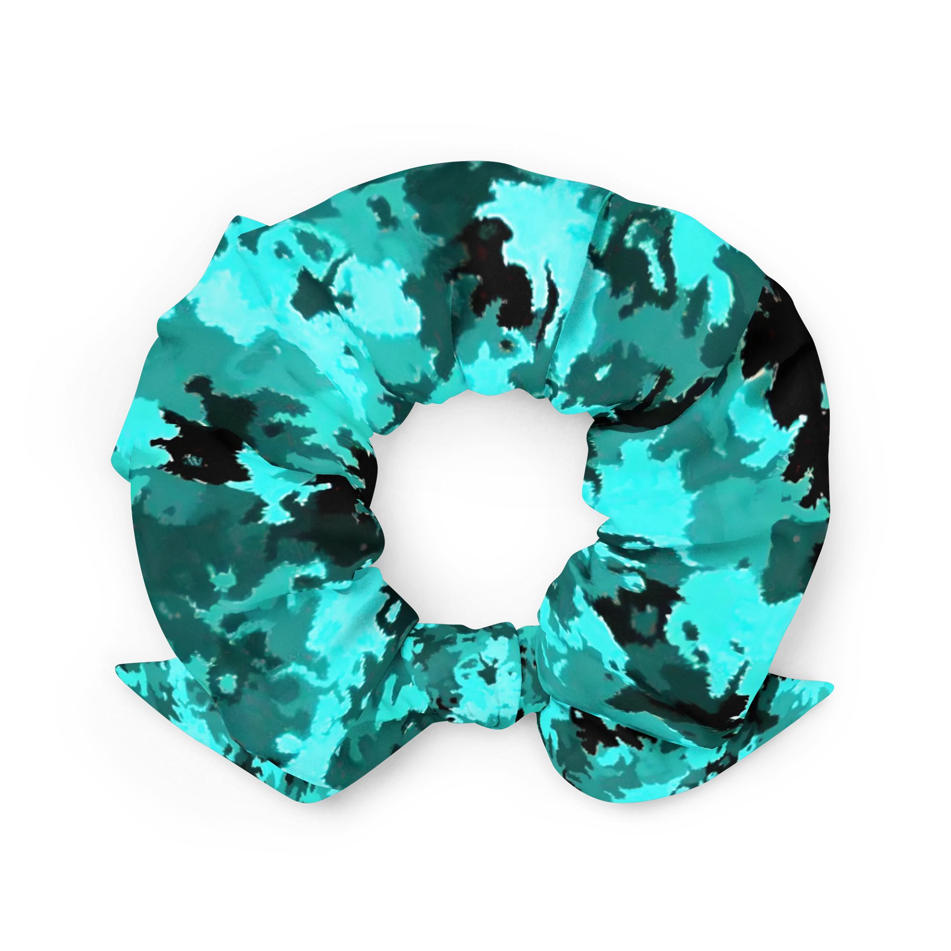 Teal Camo Chic Scrunchie product image (2)