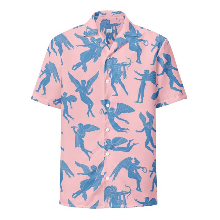 Erotes - unisex loose shirt in rose and blue product image (1)
