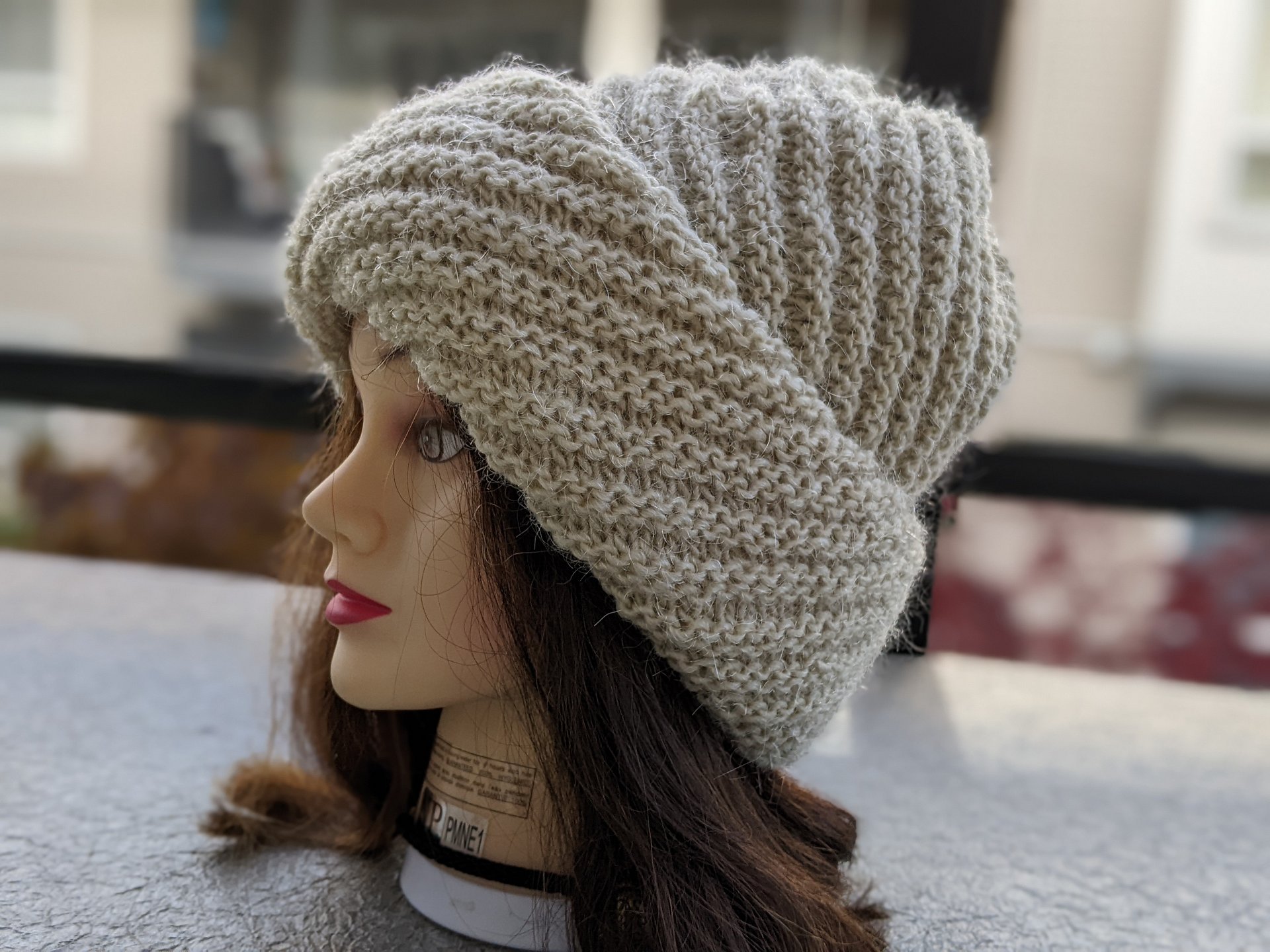 Flat Knit Diagonal Hat Pattern product image (8)