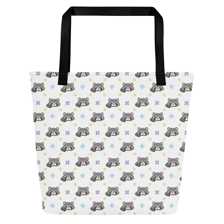 Raccoon Pattern Tote Bag product image (1)