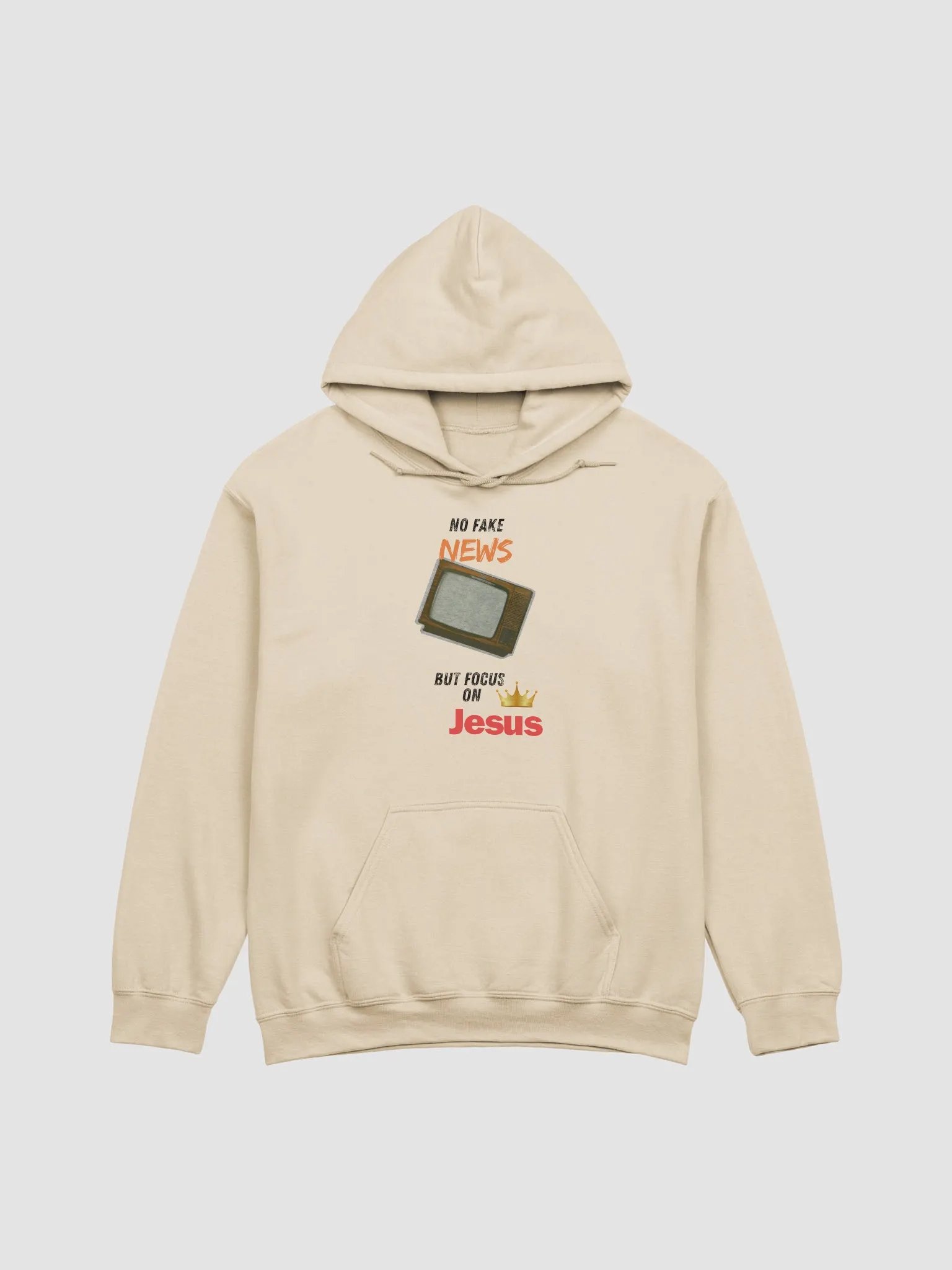 No Fake News Hoodie unisex product image (1)