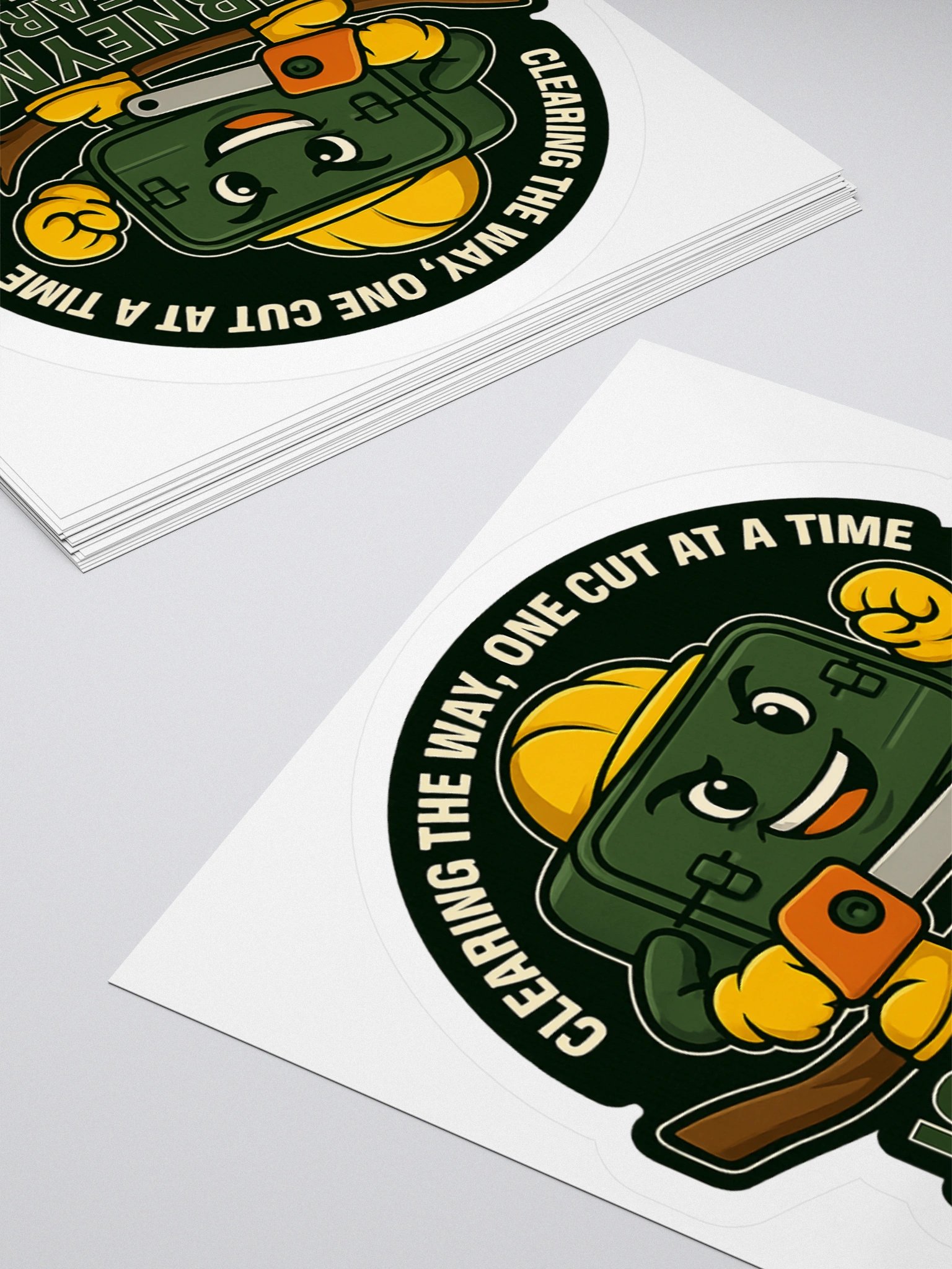 Clearing The Way, One Cut At A Time (Sticker) product image (4)