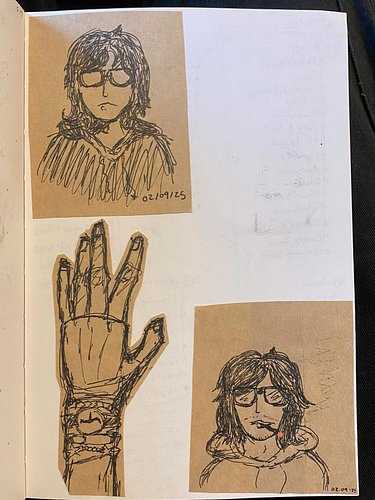 something from february i never shared ☆ #art #artist #sketchbook