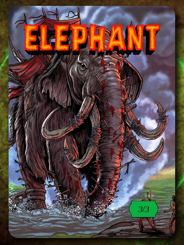 Elephant 3/3 Full Art Token product image (1)