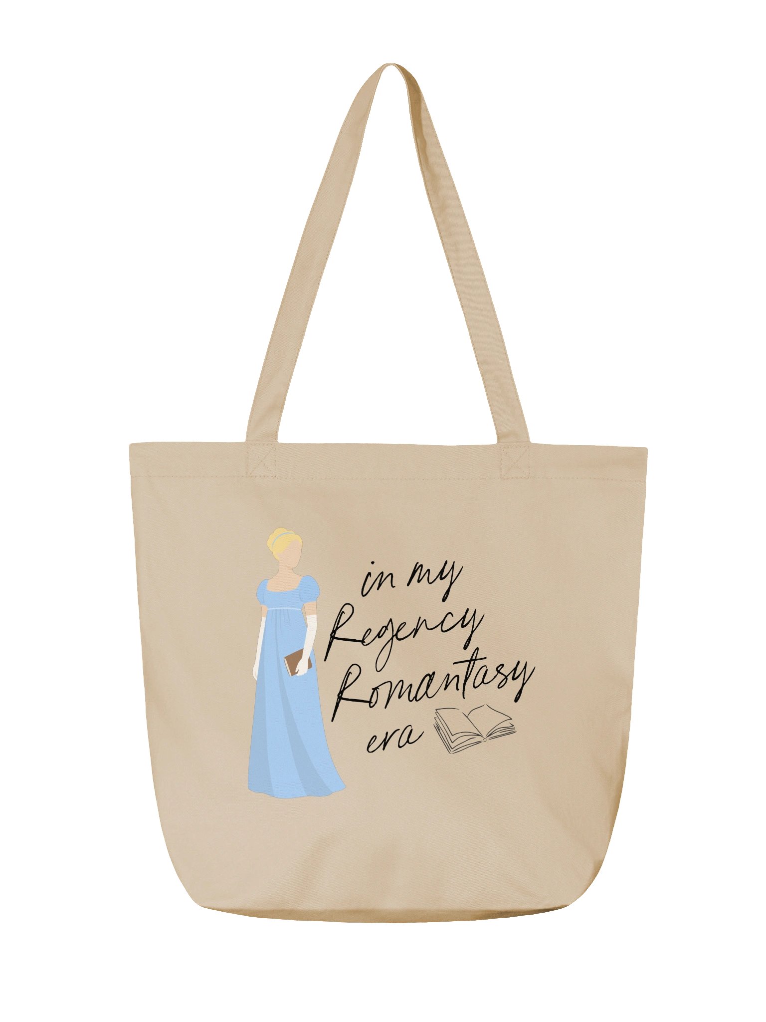 Regency Romantasy Era Econscious Tote Bag | BLUE product image (2)