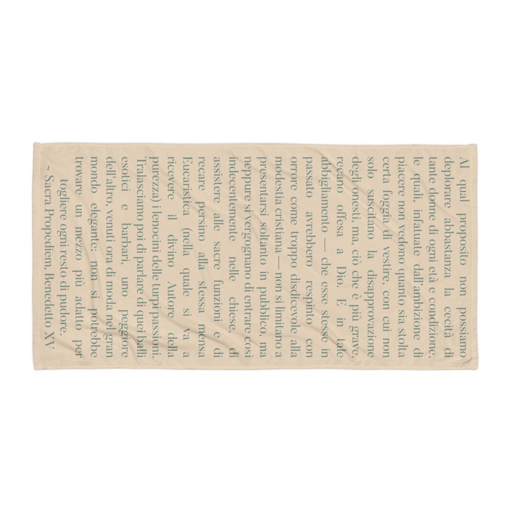 Sacra Propediem Beach Towel product image (1)