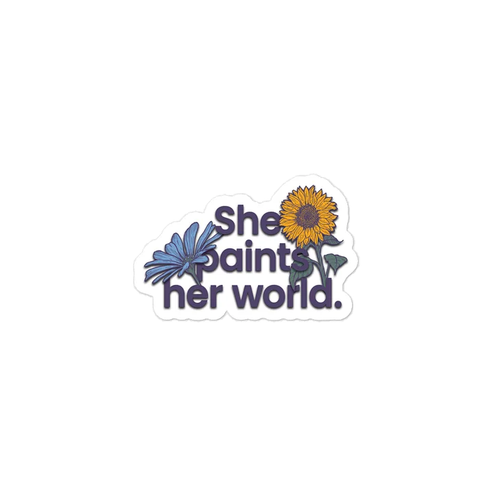 She Paints Vinyl Decal product image (2)
