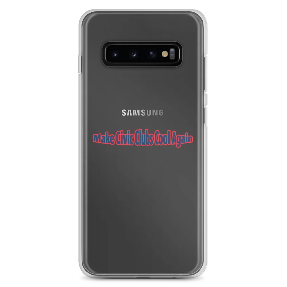 Make Civic Clubs Cool Again™ Clear & Cool Samsung® Case product image (1)