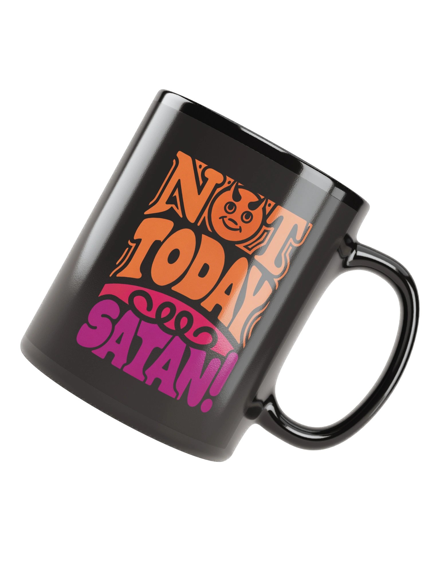 Retro Not Today Satan Mug product image (4)