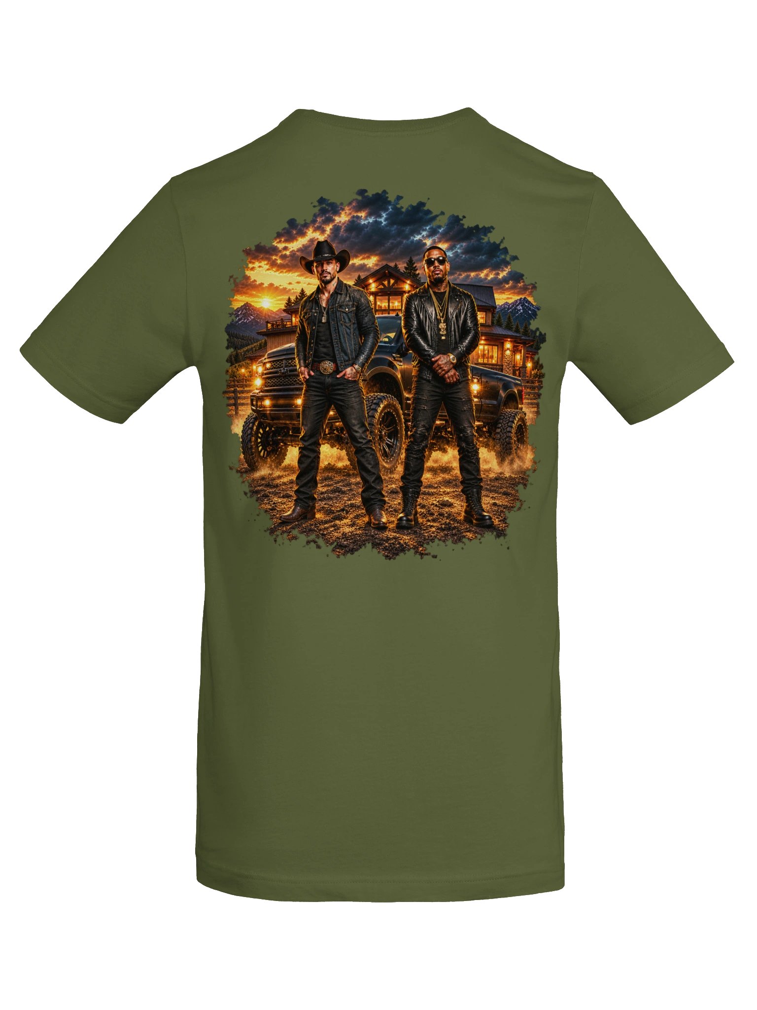Outlaw Rich — Hyper Sync Beats Unisex Graphic T-Shirt product image (6)