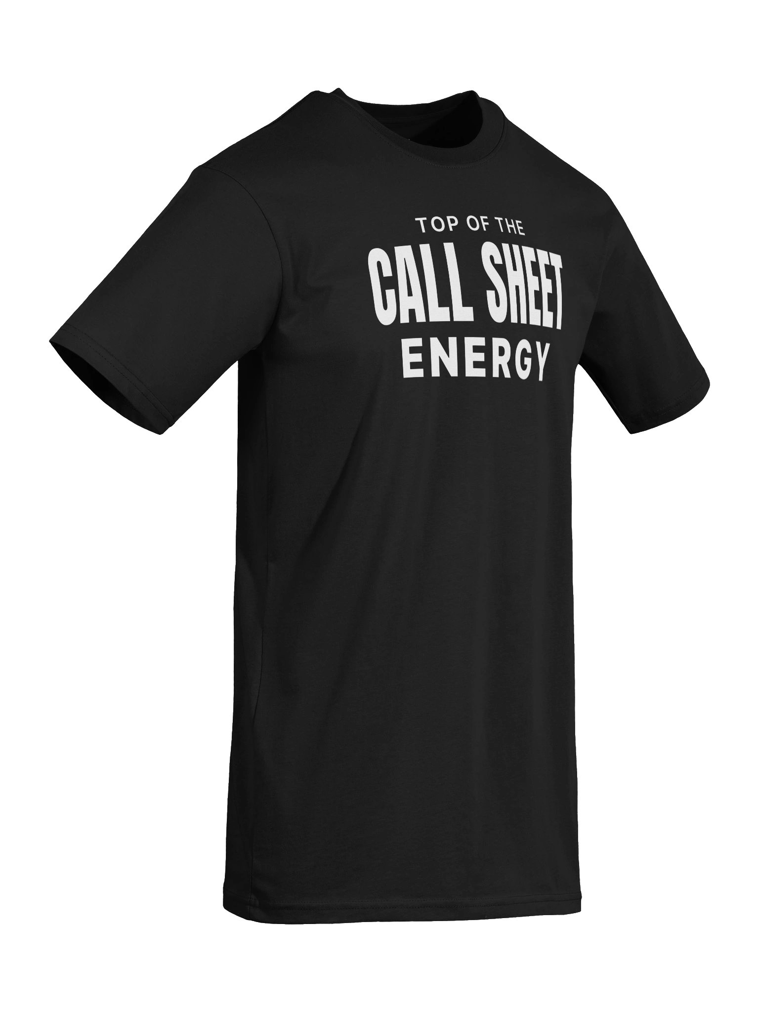 Top of the Call Sheet Energy | White Graphic Front product image (10)