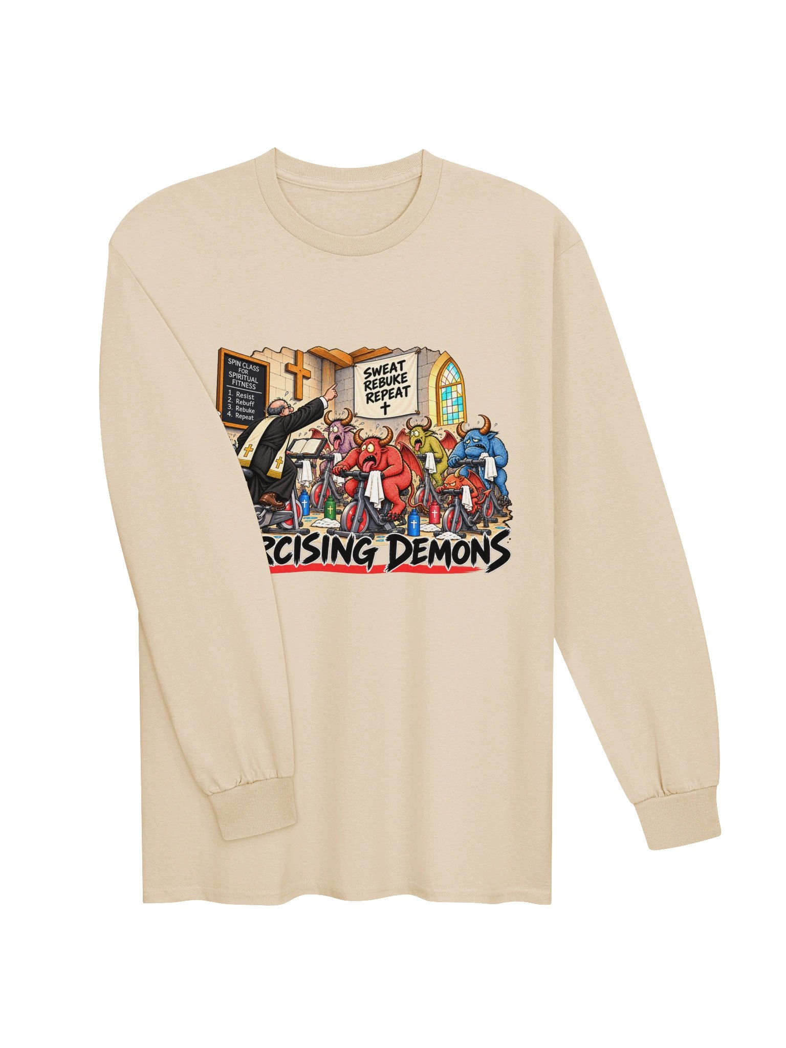 Exercising Demons Long Sleeve Tee product image (3)