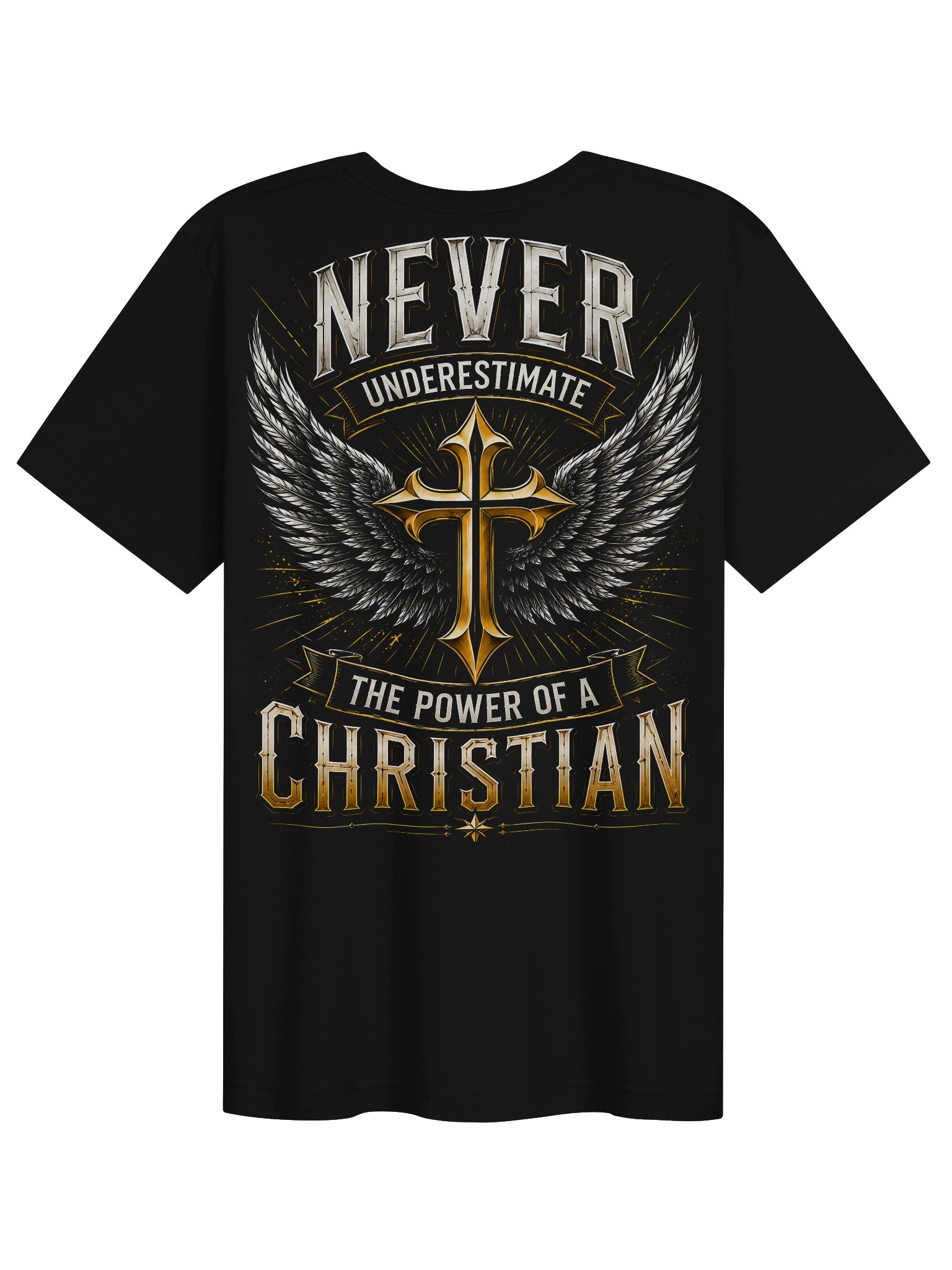 Never Underestimate - Unisex - Bold Cristian Tee - Unisex - Founder’s Edition T-Shirt product image (4)