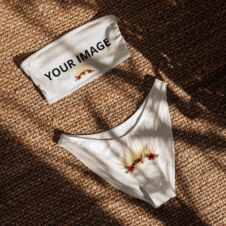 Sunflower Bliss Bandeau Bikini Set product image (1)