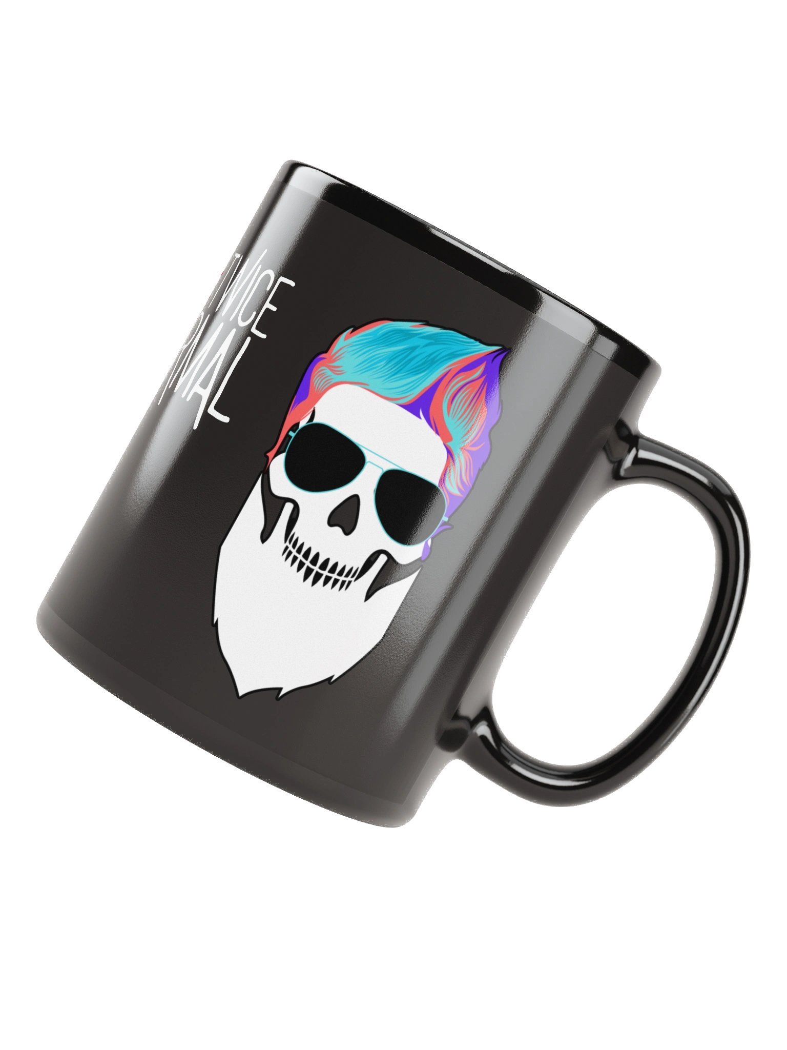 Twins Die Twice Paranormal Twin Skull Mug product image (4)
