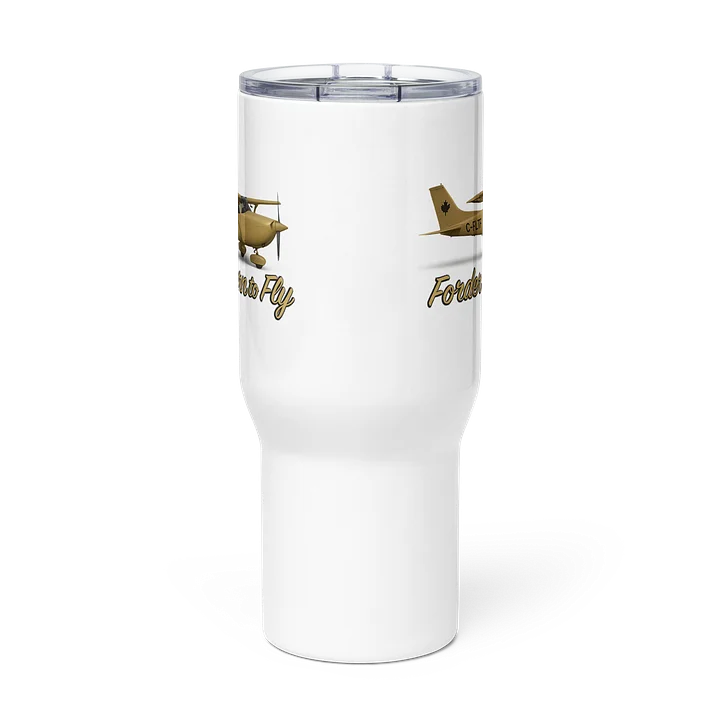 C‑FLTF Yellow Plane Travel Mug — ForderLearnToFly product image (3)