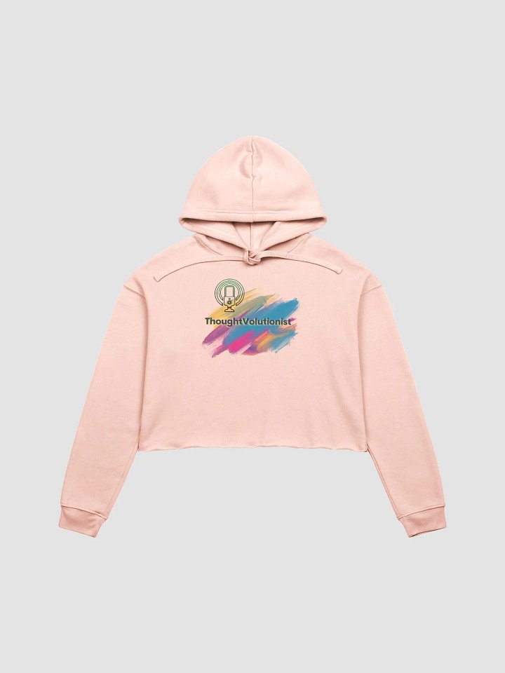 Thoughtvolutionist Crop Hoodie product image (1)