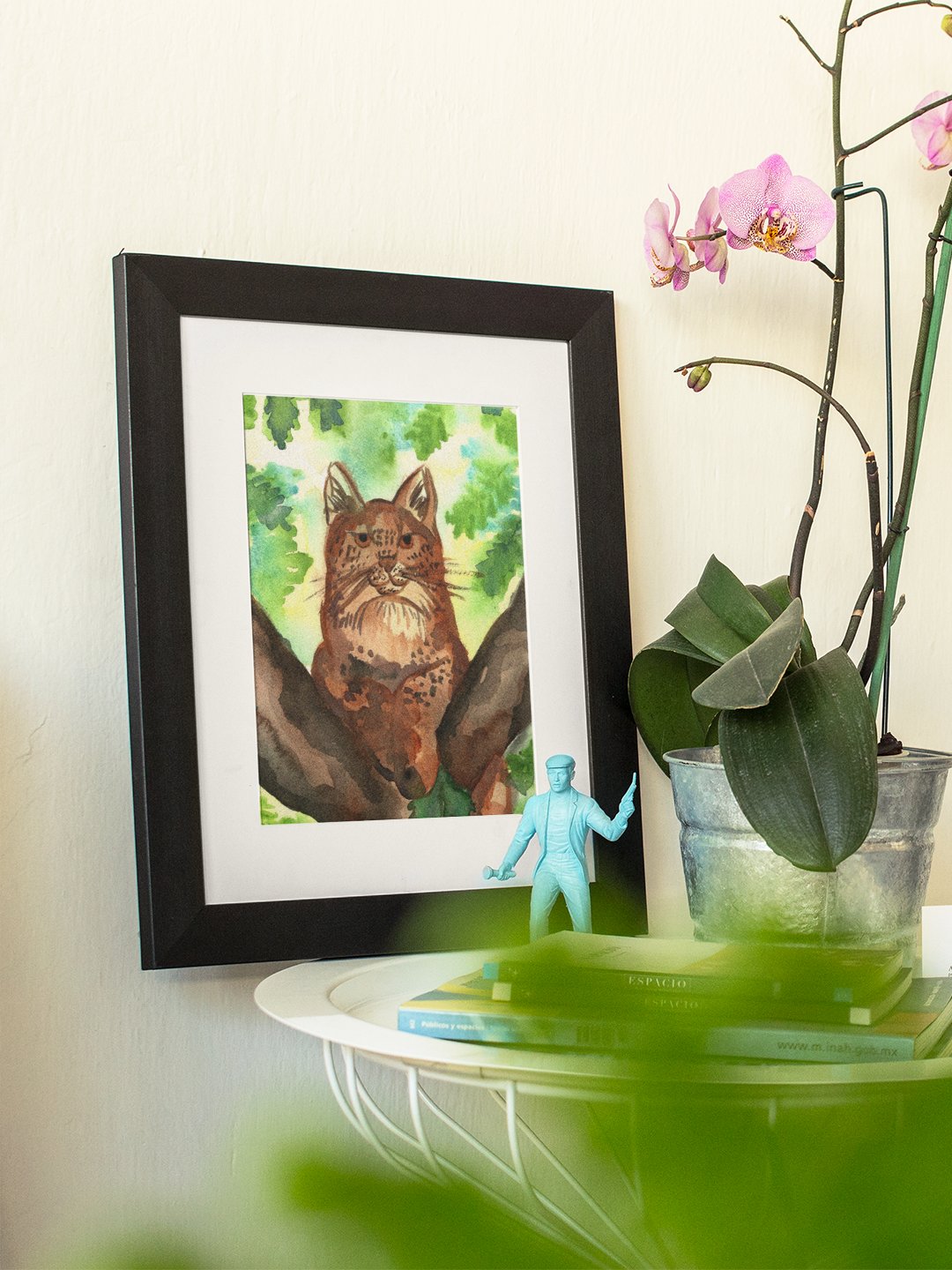 Lynx In A Tree Art Print product image (16)