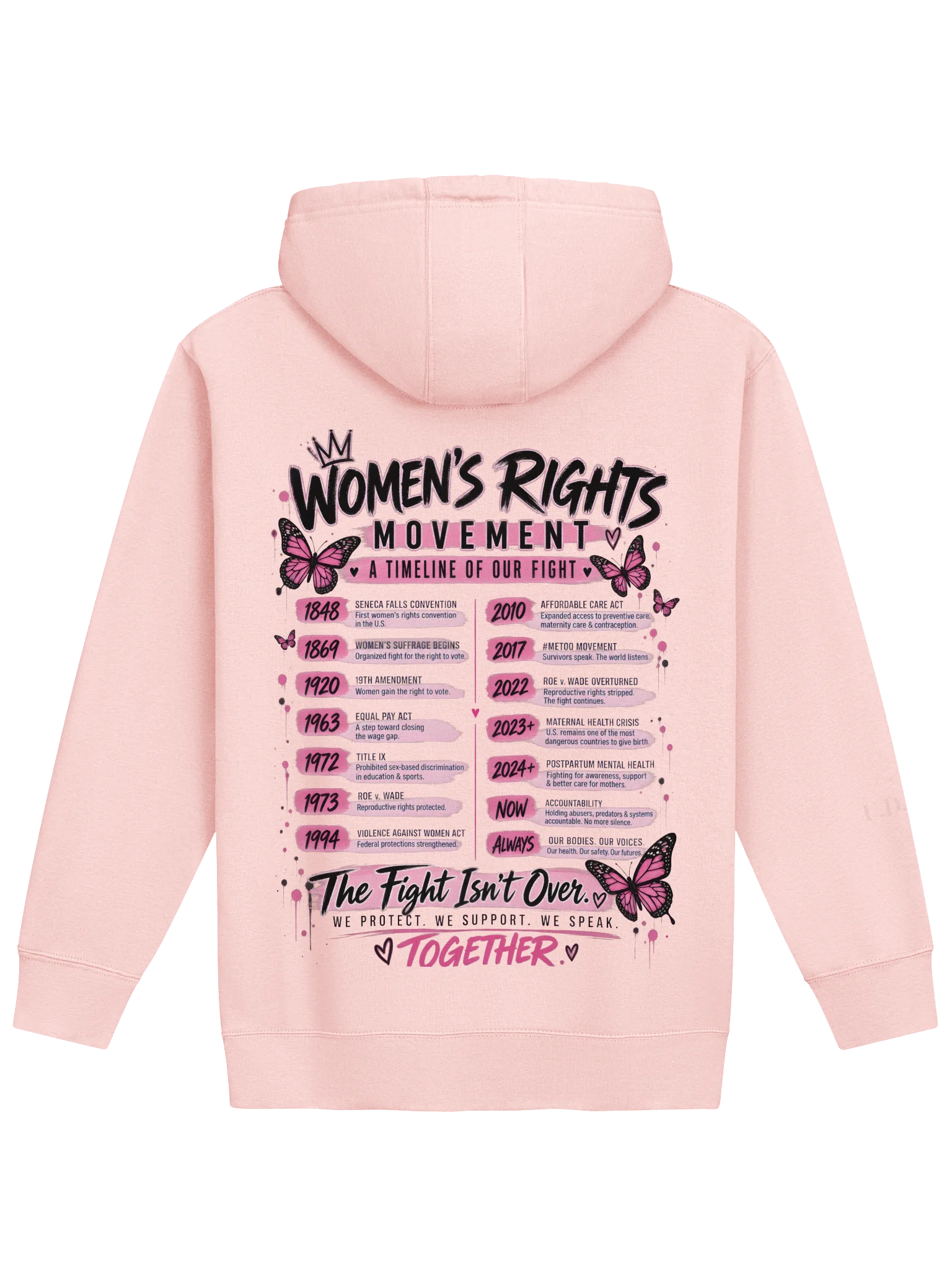 Women’s Rights Statement Hoodie product image (2)