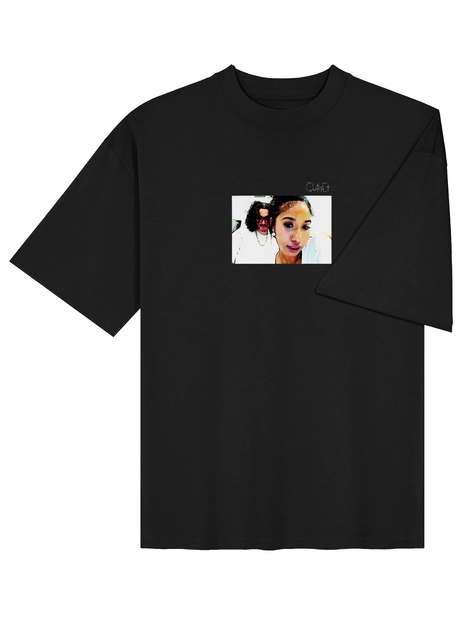 QWHYET Web Cam Oversized Tee (White Logo) product image (4)