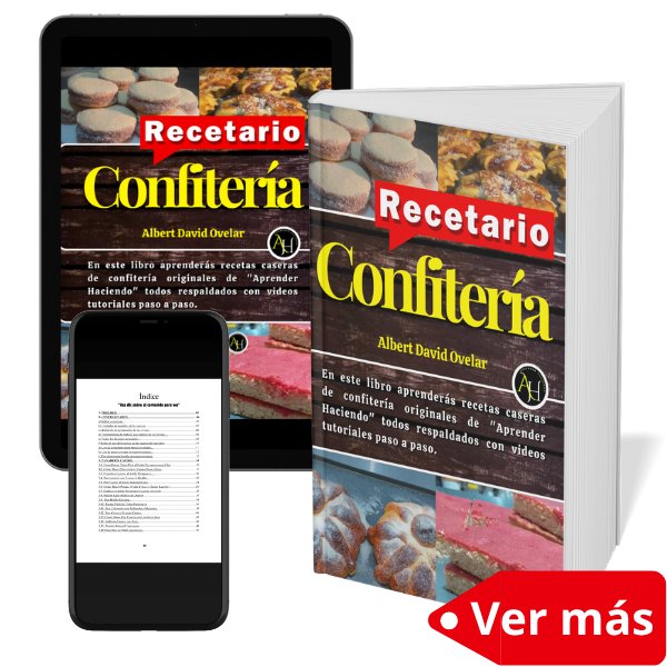 Libro Recetario de Confitería Casera product image (1)