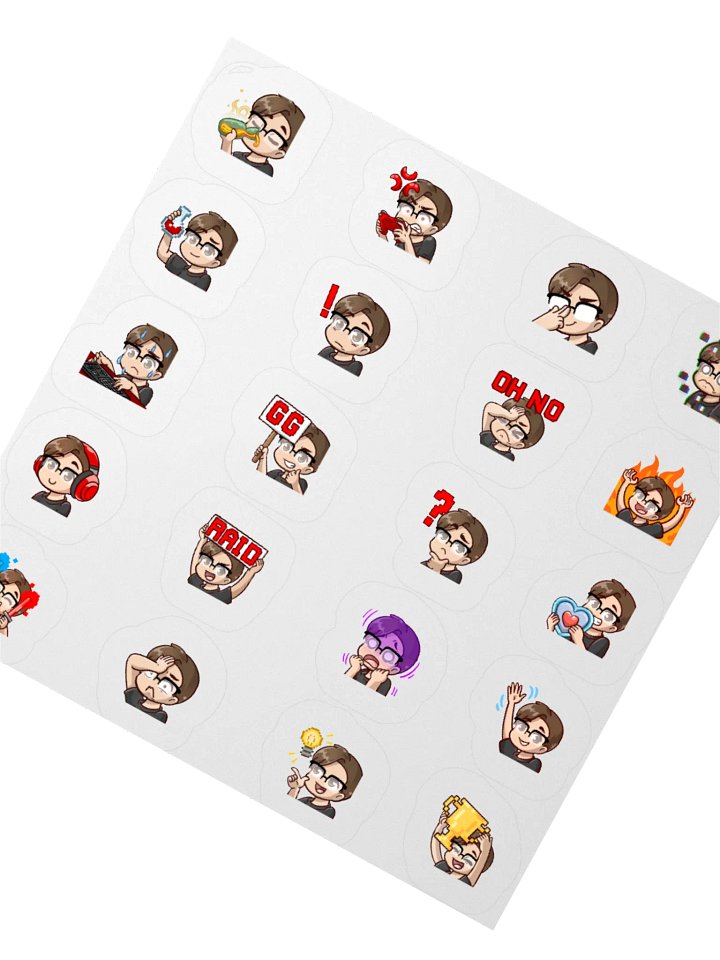 CrimsonStrife "EmotiStickers" Collection: Wave 1 product image (4)