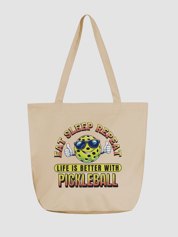 Eat Sleep Repeat Pickleball Thumbs Up Paradise Tote Bag product image (5)