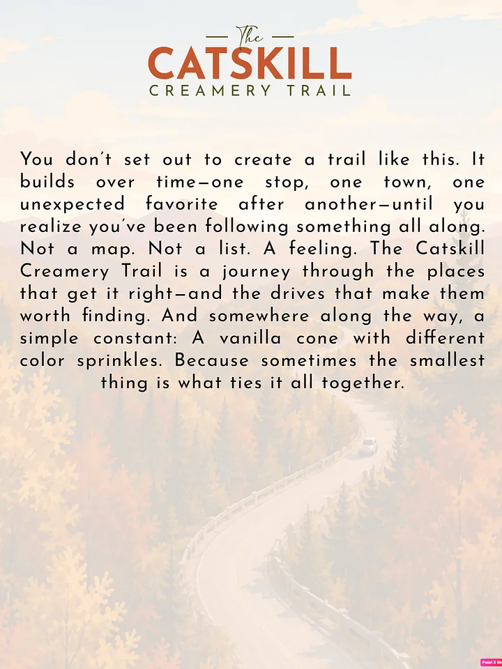 Pre-order - Catskill Creamery Trail Paperback book product image (2)