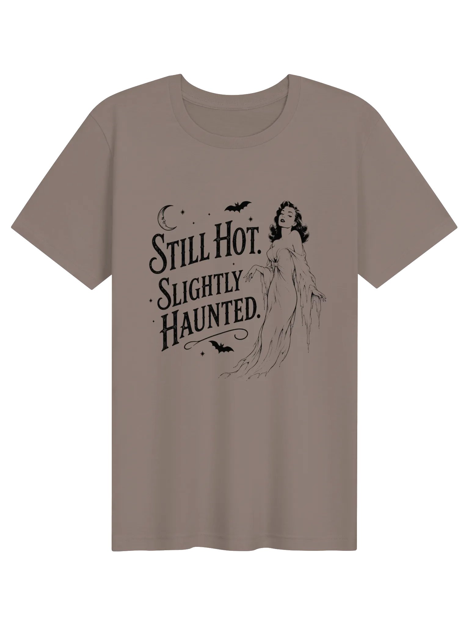 Still Hot. Slightly Haunted. | Vintage Halloween Tee product image (2)