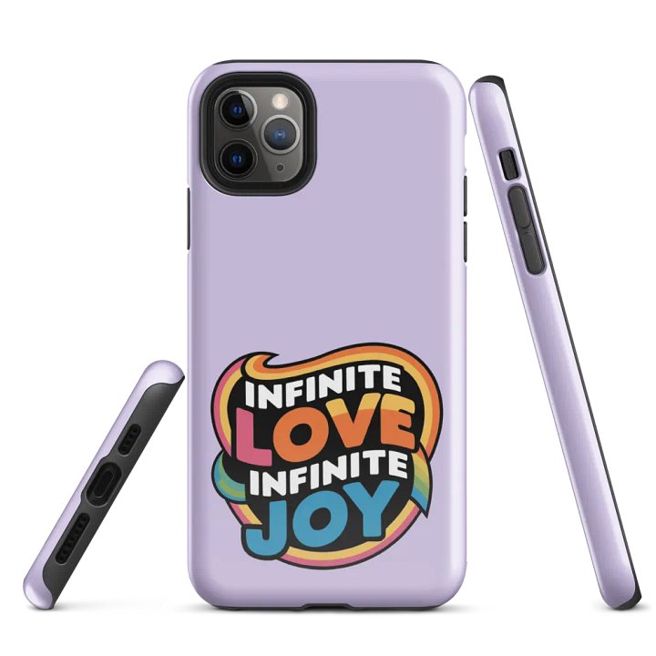 Infinite Love Infinite Joy Tough Case for Iphone (Purple) product image (1)
