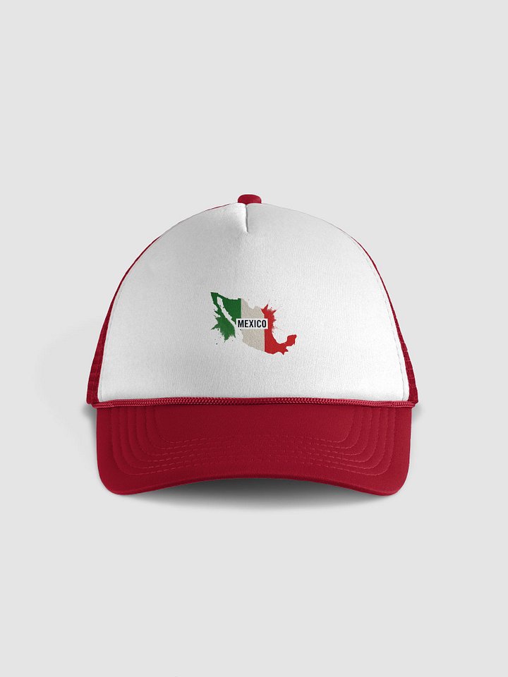 Mexican Flag Foam Trucker Hat product image (1)