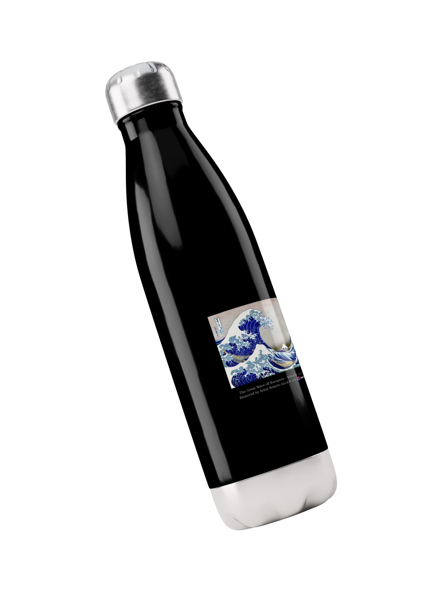 The Great Wave off Kanagawa — Water Bottle product image (3)