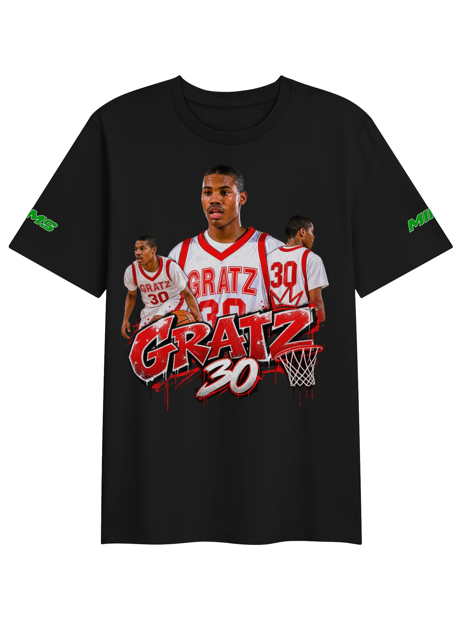 GRATZ 30 Basketball Graffiti Tee product image (1)