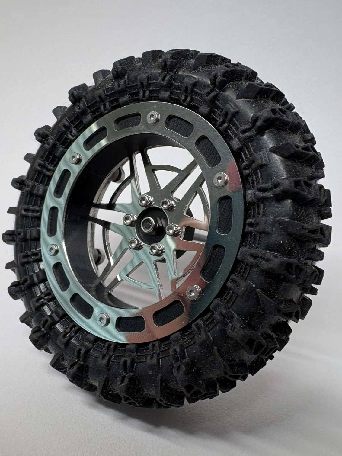 1.8" v1 Floater Wheels - "Supernova" wheel face with "Horizon" floater product image (2)