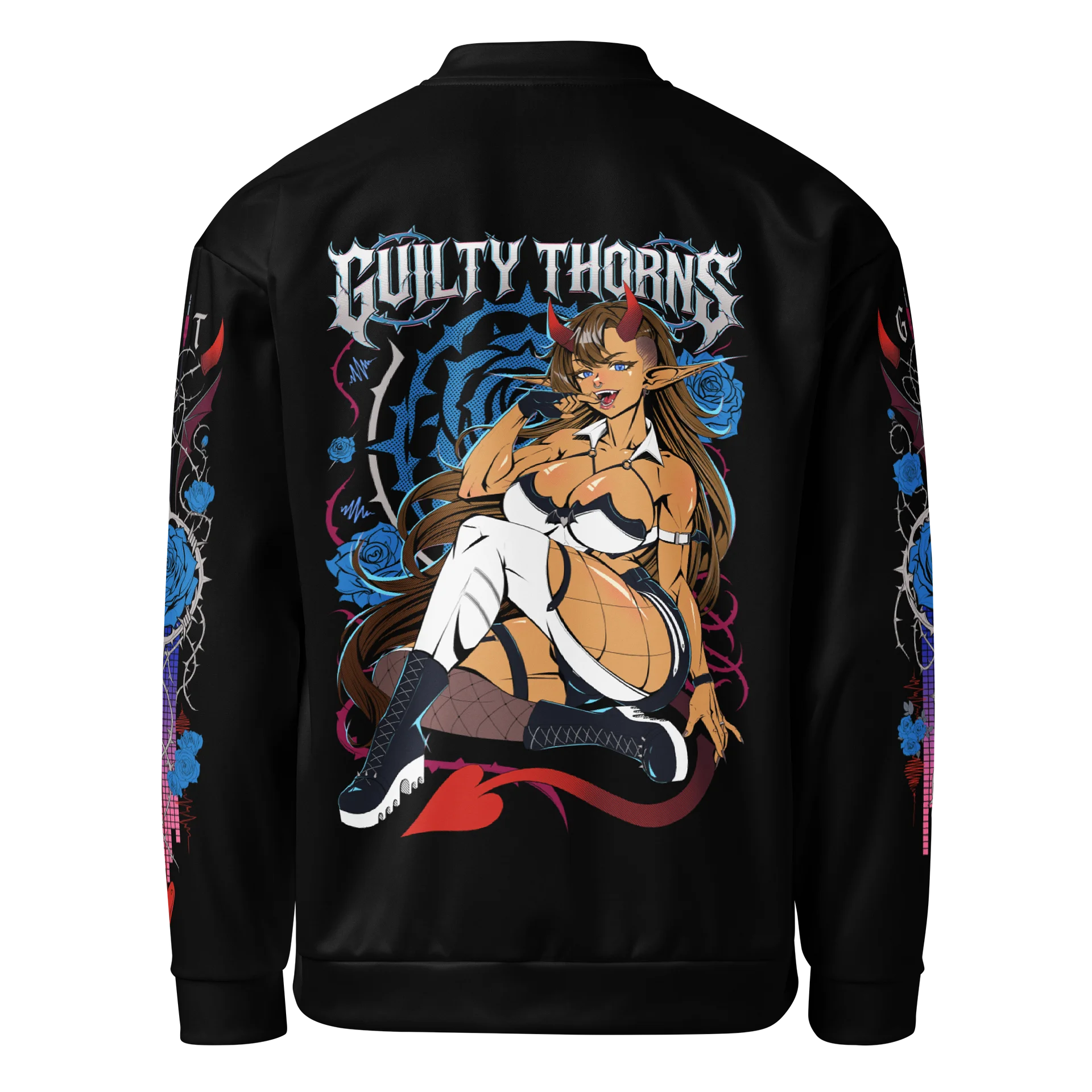 Metal Midnight Bloom Bomber Jacket product image (2)